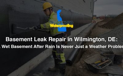 Basement Leak Repair in Wilmington, DE: A Wet Basement After Rain Is Never Just a Weather Problem